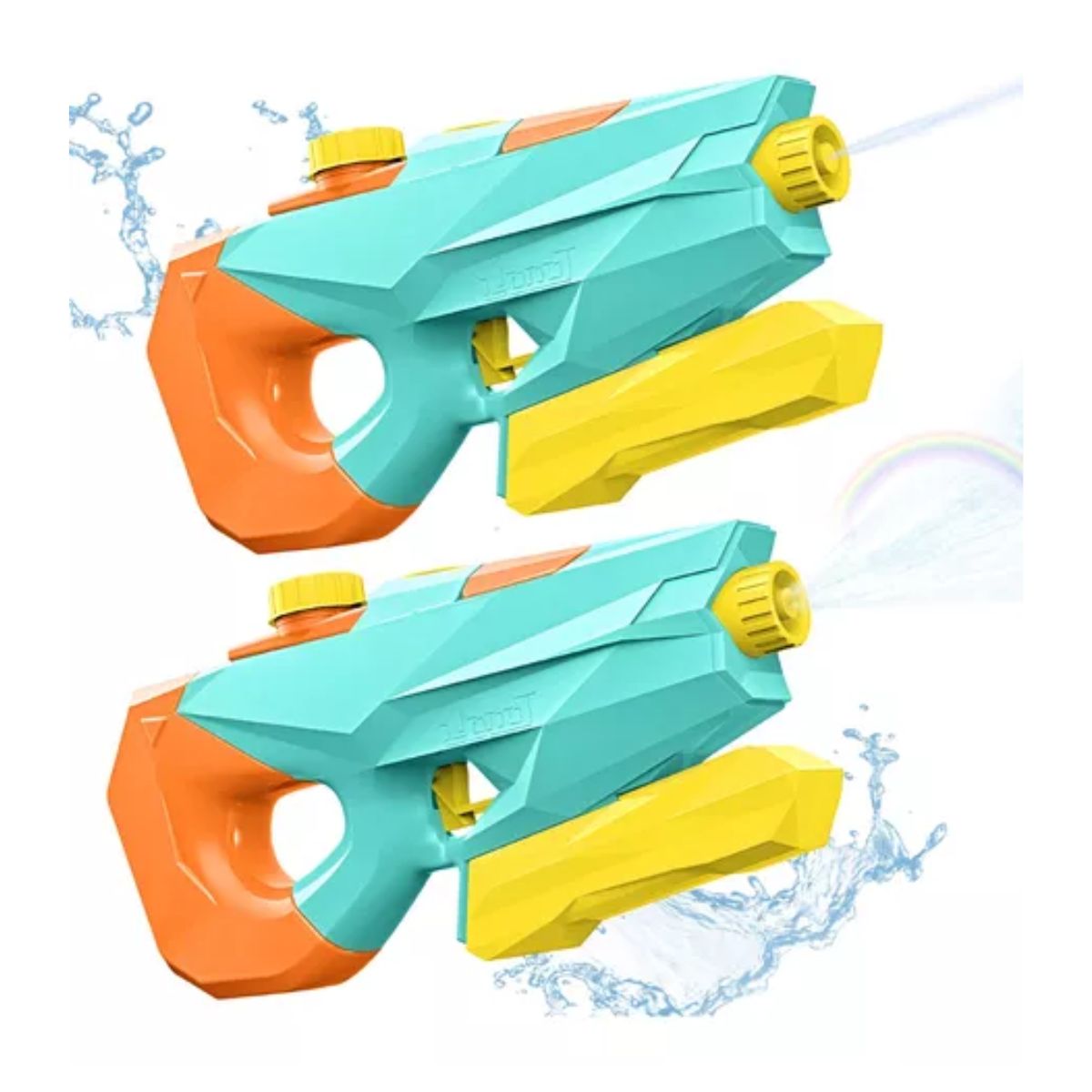 Pistola De Agua De Juguete Para Niños Y Adultos 1200cc 2 pcs, Multicolor