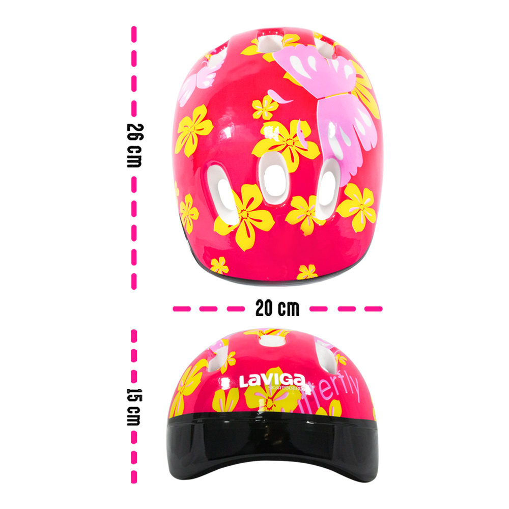 Scooter Patín Infantil Led Diseño Niñas Niños + Protecciones