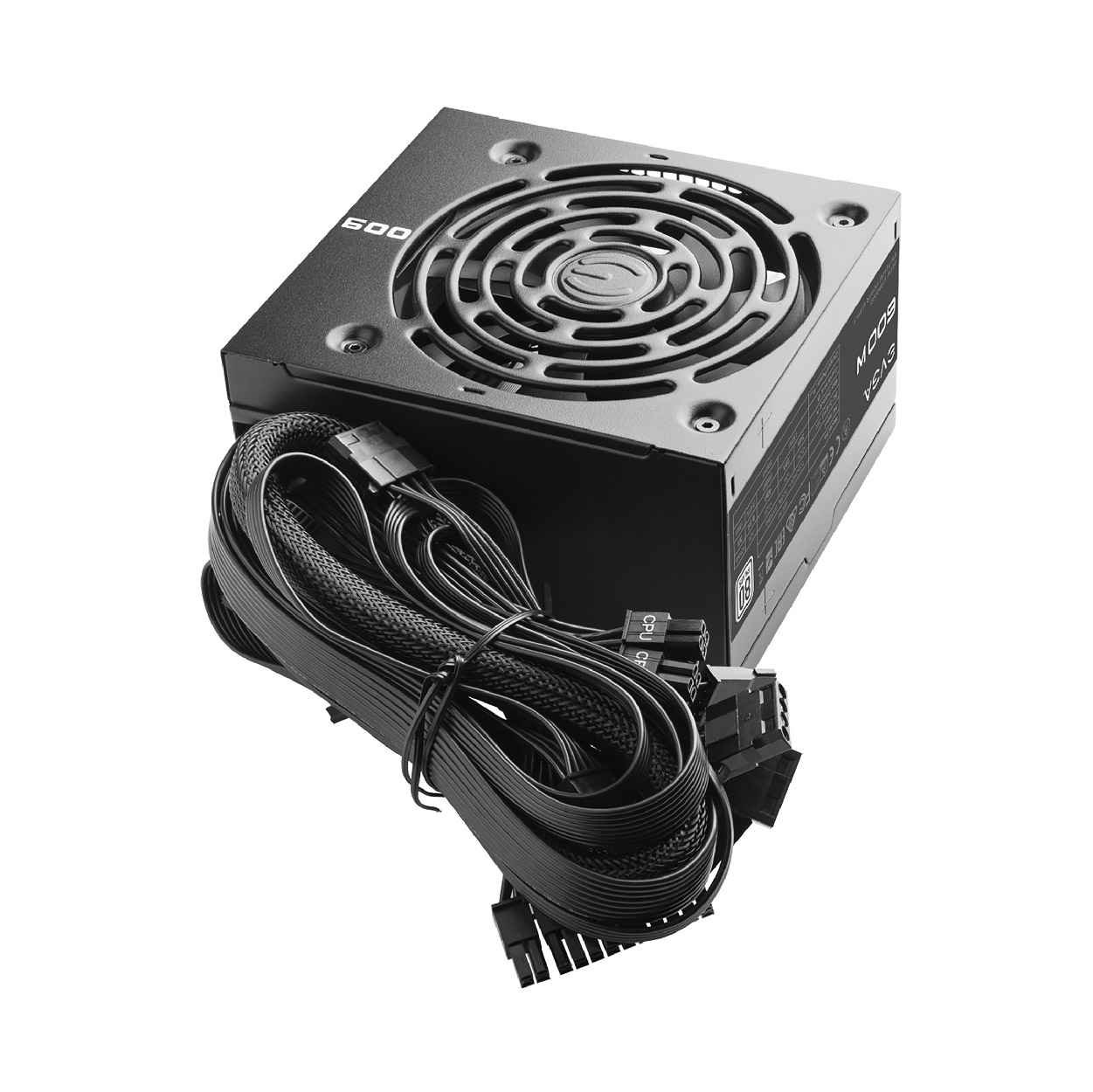 Fuente De Poder Evga 600 W1, 80+ White 600W