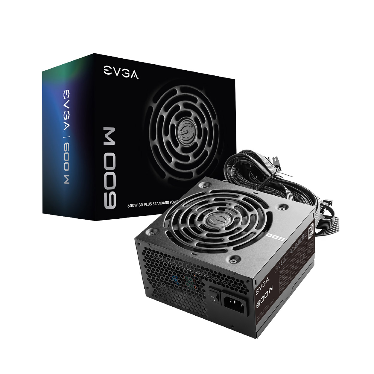 Fuente De Poder Evga 600 W1, 80+ White 600W