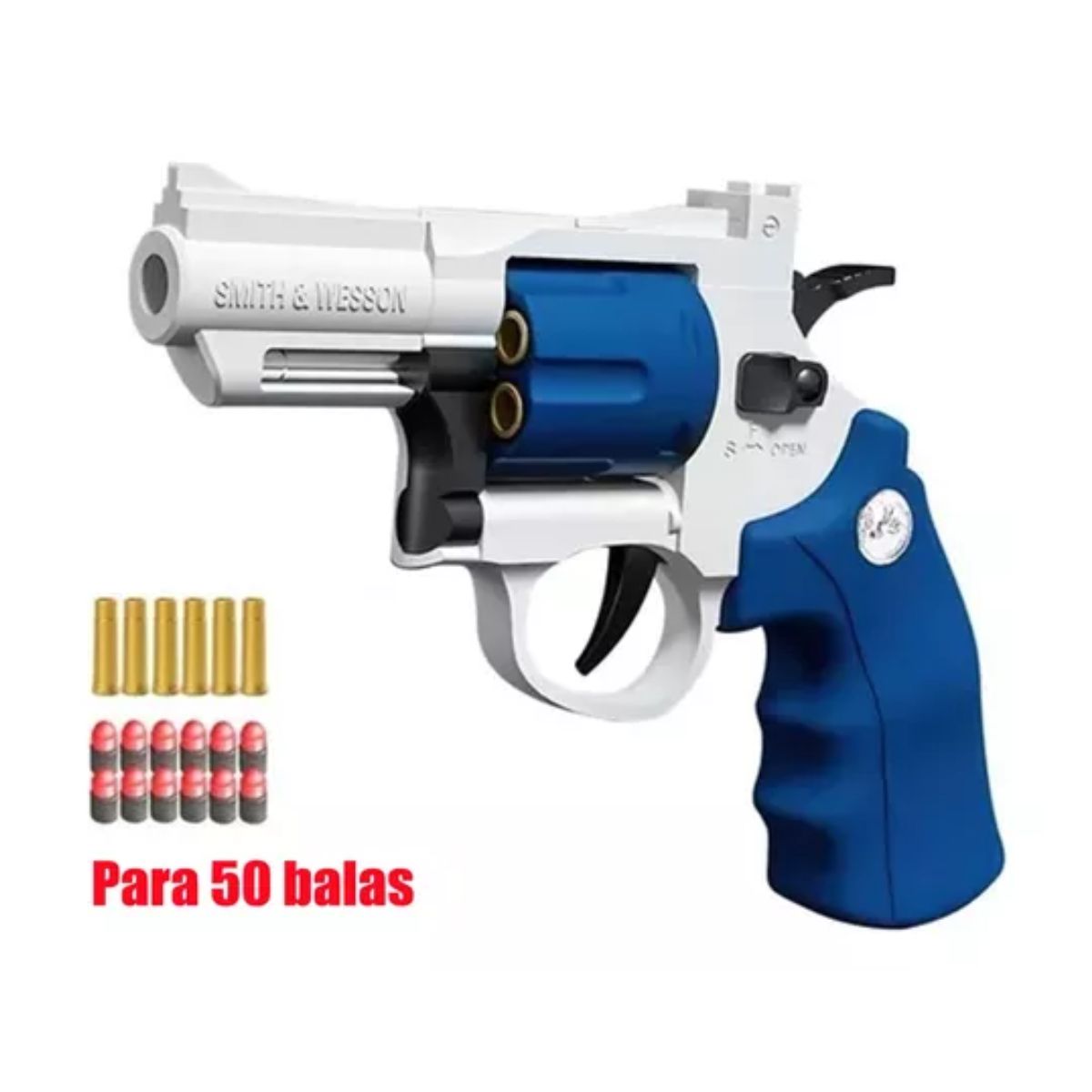 Pistola De Juguete Simulación para Niños Incluye accesorios, Azul