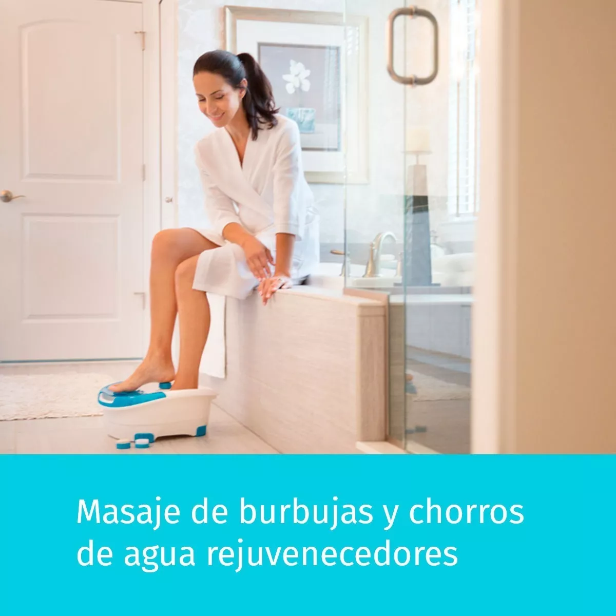 Tina Spa De Pies Calefacción + Accesorios Pedicura