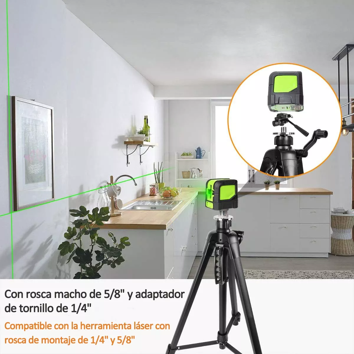 Trípode Multifuncional Láser Nivel