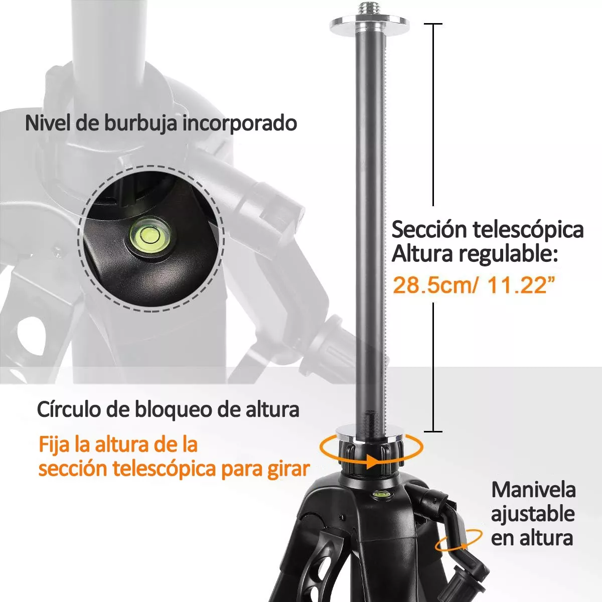 Trípode Multifuncional Láser Nivel