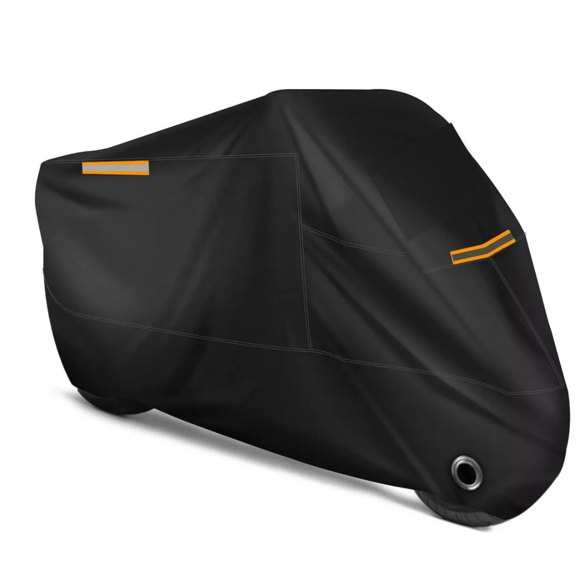 Protectora Funda Para Moto Impermeable Lona Para Motocicleta Negro