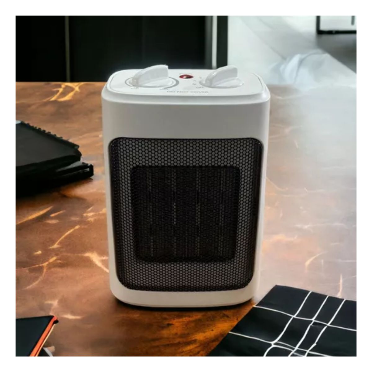 Calentador Eléctrico 1500w Ventilador De Cerámica Pelonis Blanco 