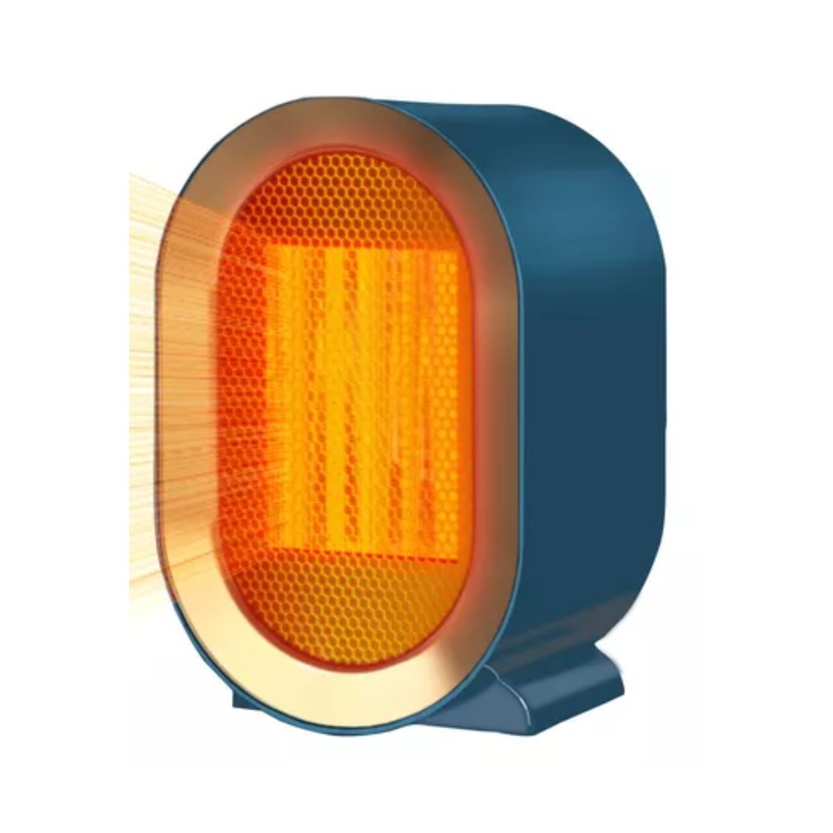 Calefactor Eléctrico Aire Calentador Portatil 2 niveles 1200w Azul 