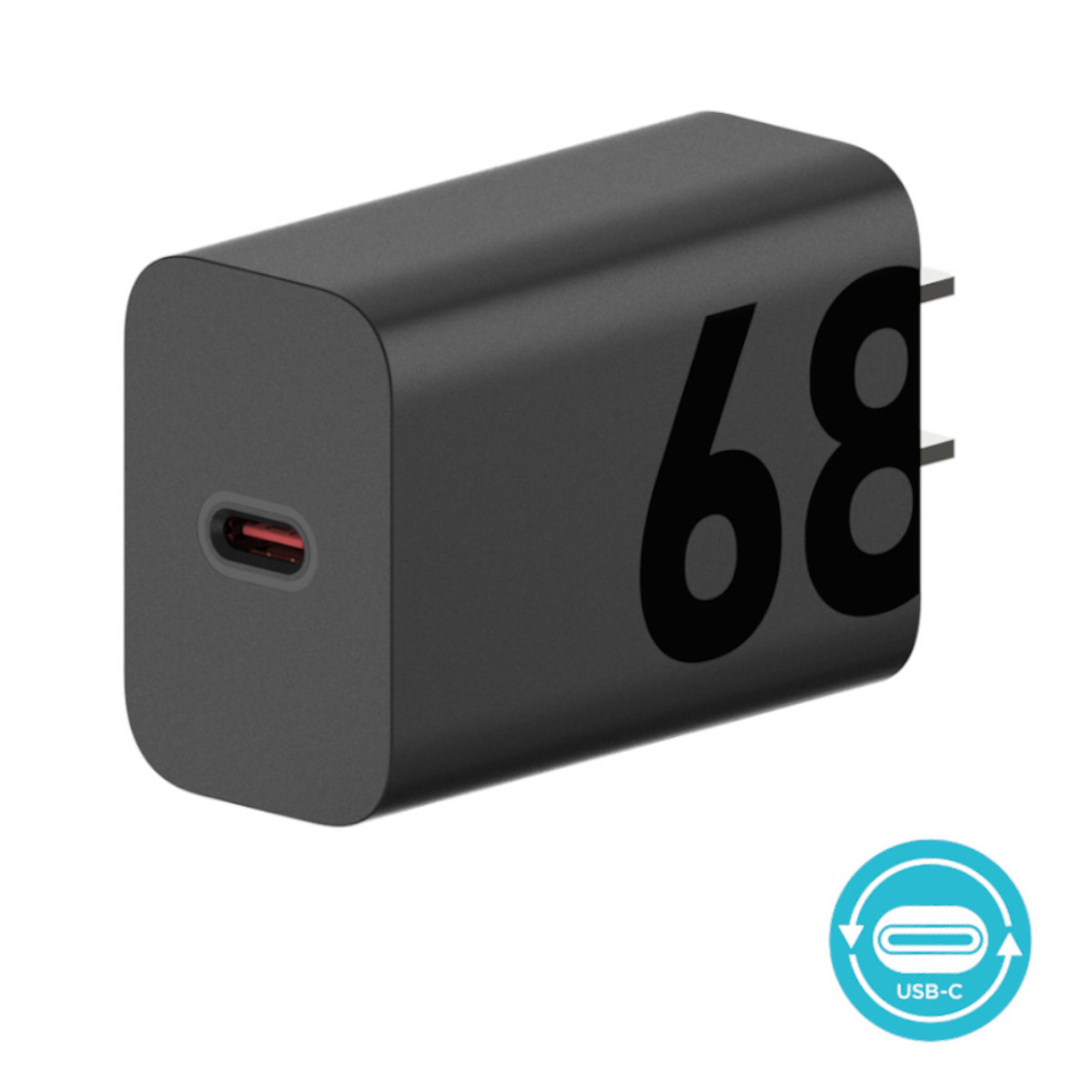 Cargador Motorola 68W Salida Tipo C Carga Rápida Turbo Power.