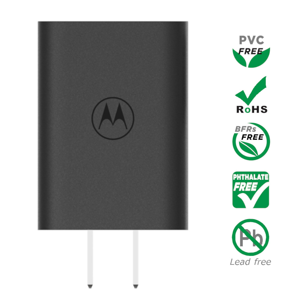 Cargador Motorola 68W Salida Tipo C Carga Rápida Turbo Power.