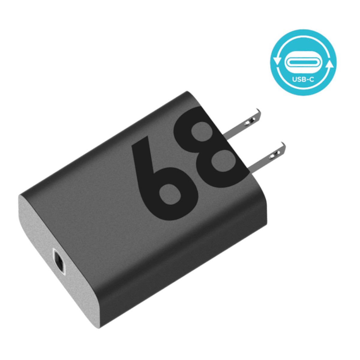 Cargador Motorola 68W Salida Tipo C Carga Rápida Turbo Power.