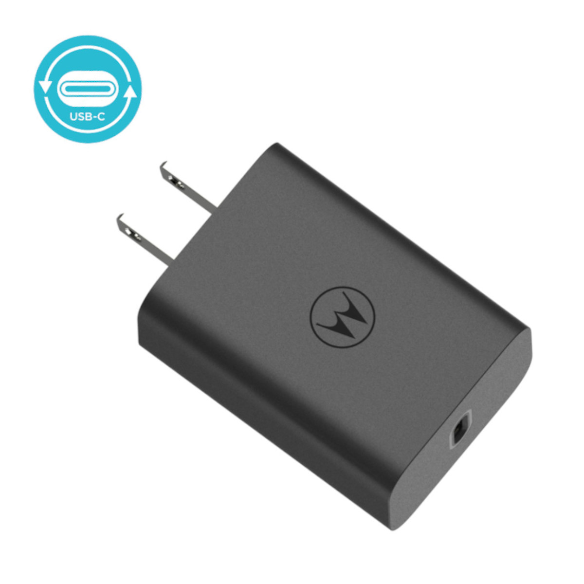 Cargador Motorola 68W Salida Tipo C Carga Rápida Turbo Power.