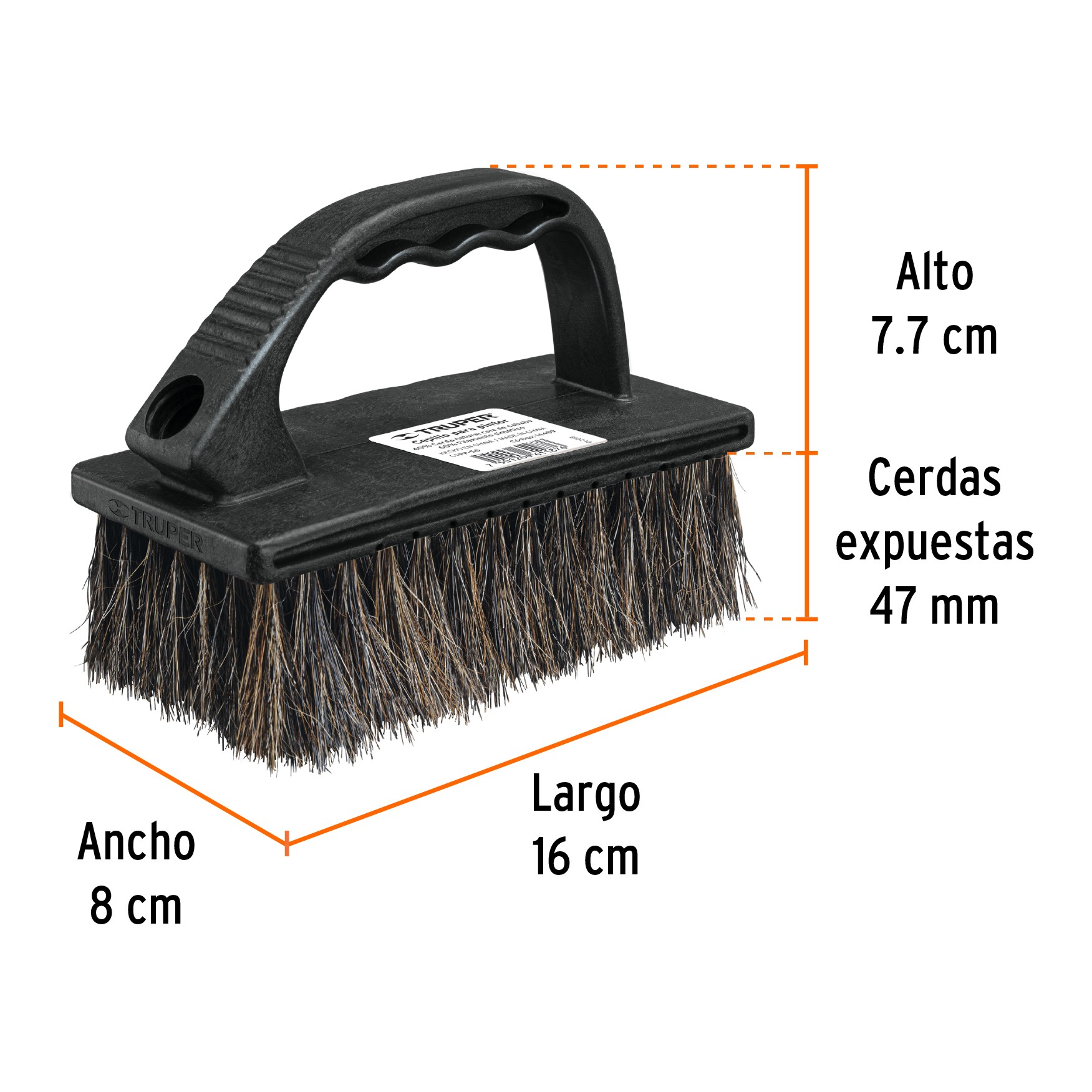 CEPILLO PARA PINTOR, SUPERFICIES SEMIRRUGOSAS, TRUPER 14489