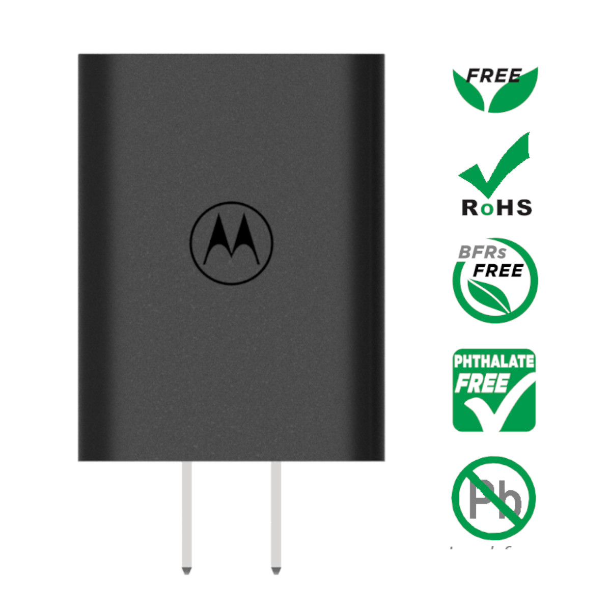 Cargador Motorola 50W salida Duo USB-A y USB-C Rápido PD.
