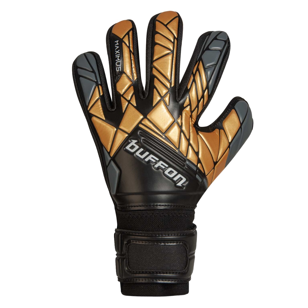 Guantes Para Portero Modelo Buffon Maximus Negro Dorado Sin Varillas Con Envio Gratis | Mundo Arquero