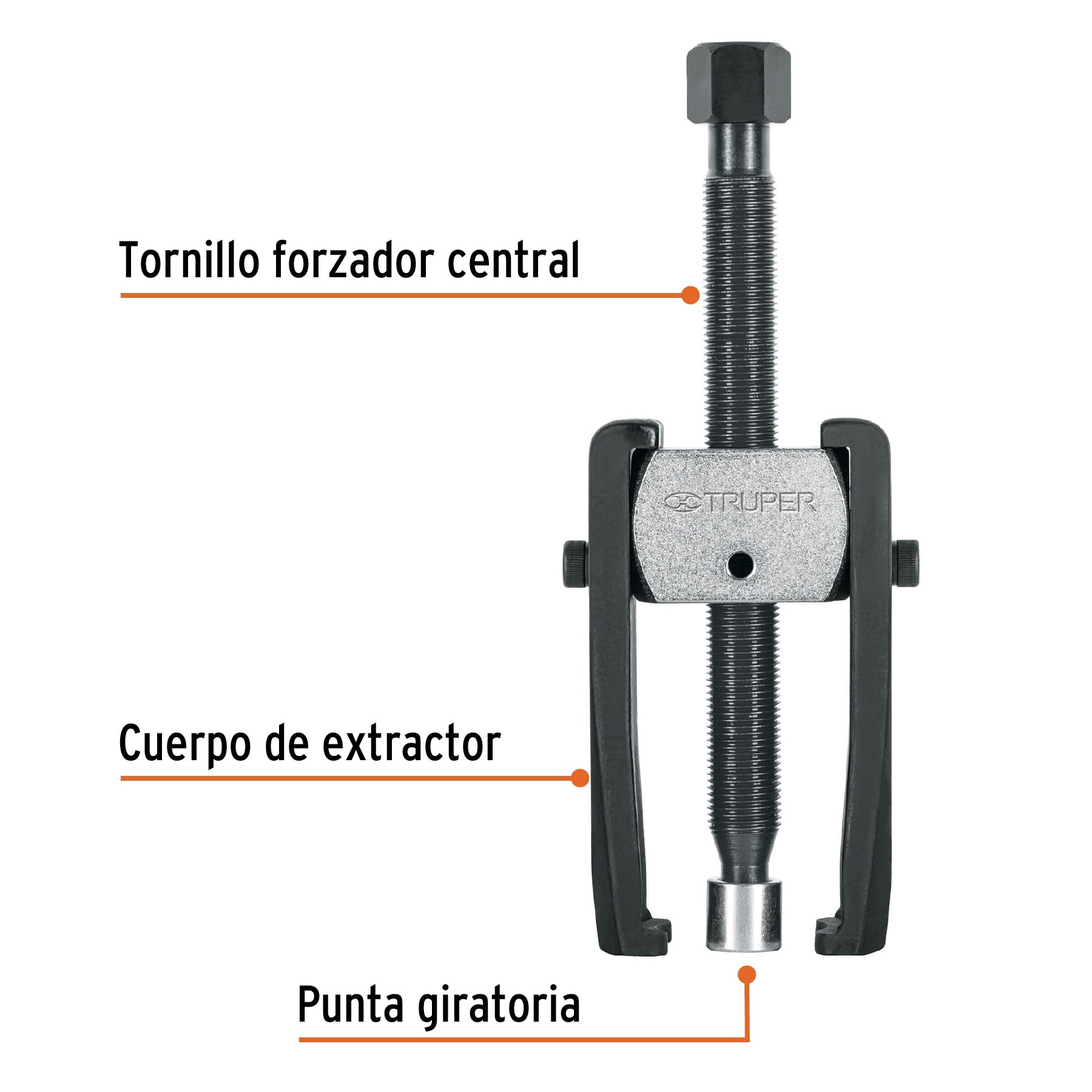 EXTRACTOR DE POLEAS, PATA DE CABRA, TRUPER 14501
