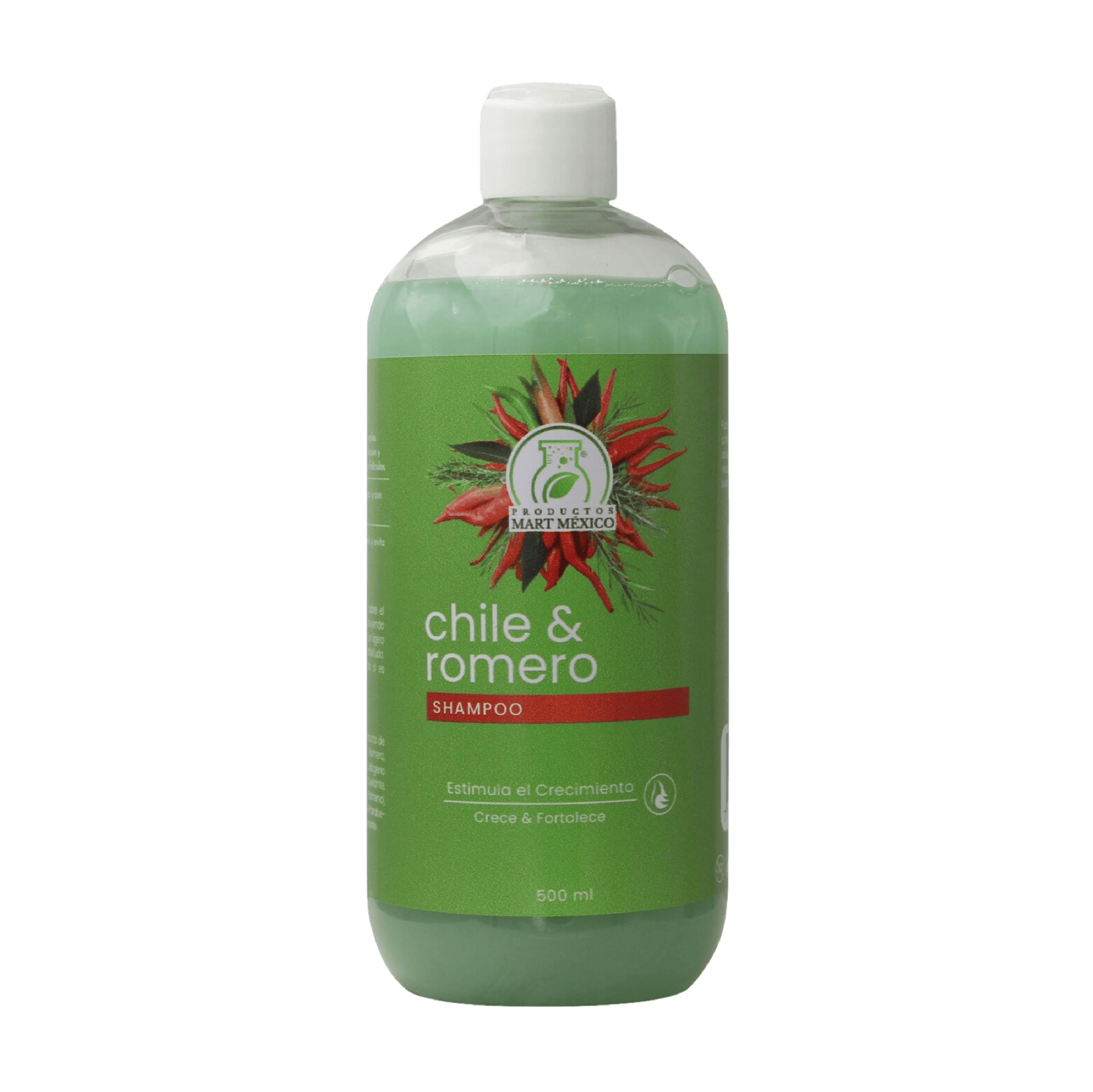 Shampoo Capilar De Chile Con Romero Anti-Caída 500ml