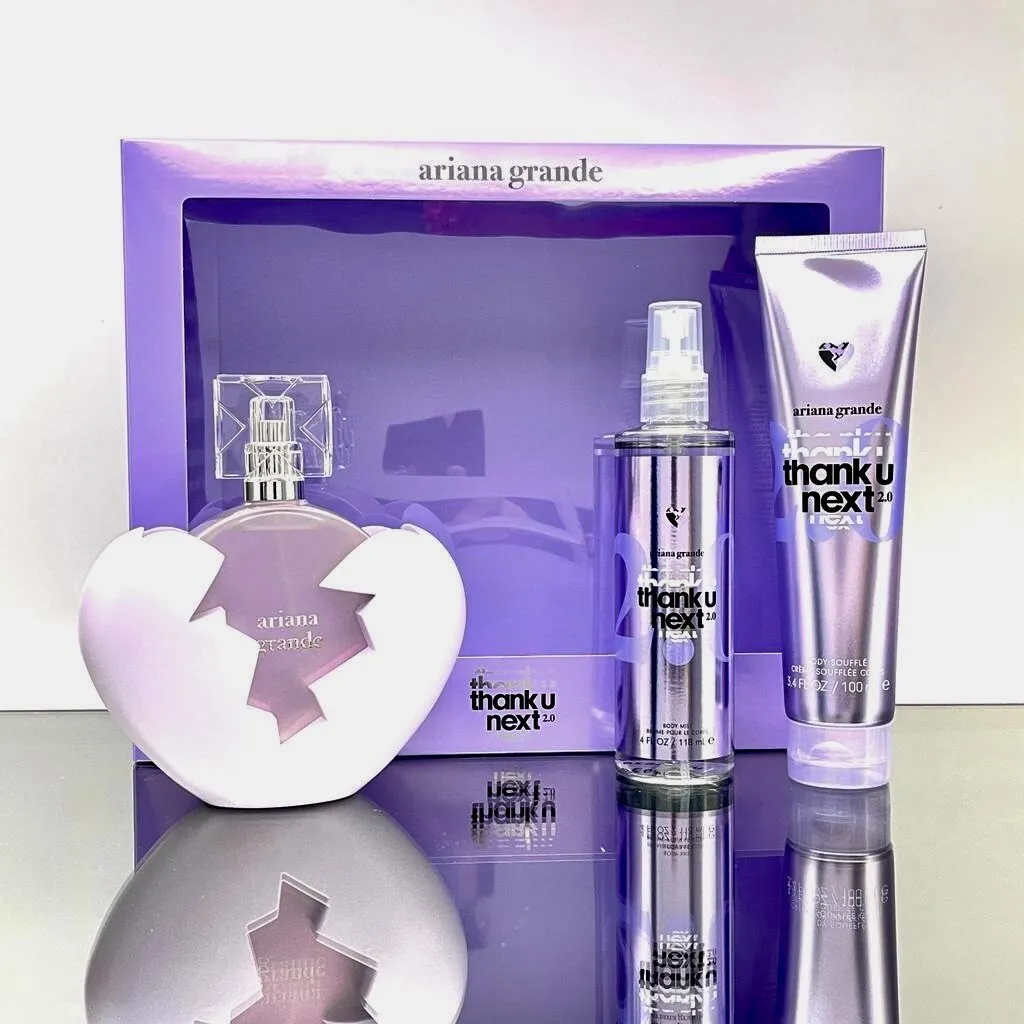 Set 3 Piezas Thank U Next 2,0 para Mujer de Ariana Grande EDP