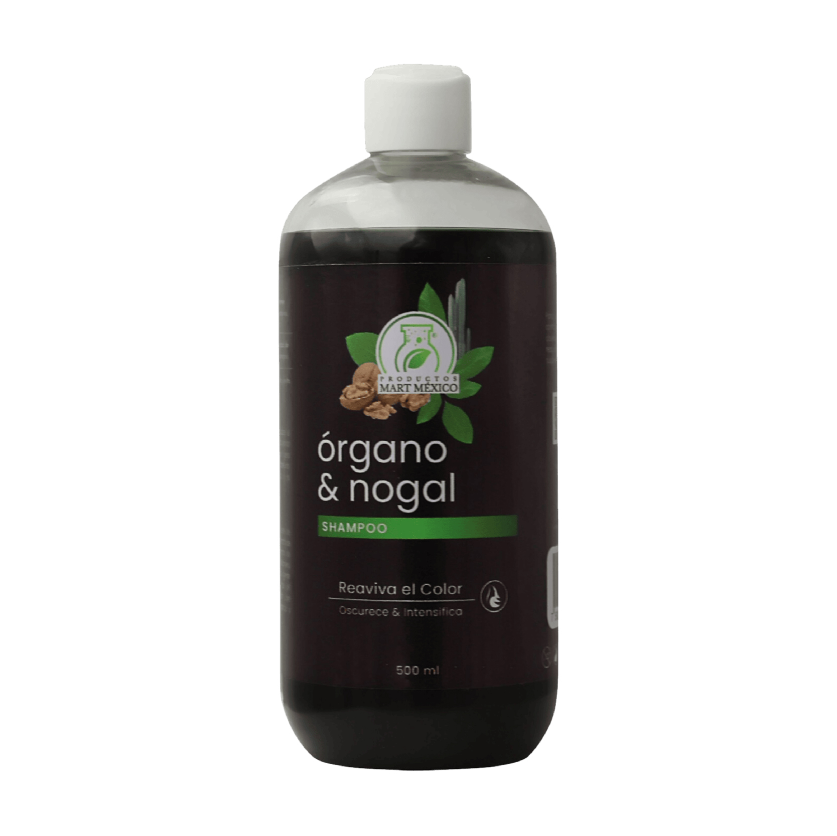 Shampoo Capilar De Organo Con Nogal Aporta Brillo 500ml