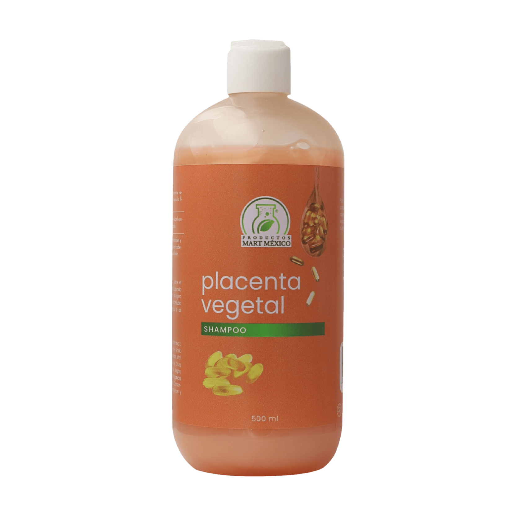 Shampoo Capilar De Placenta Vegetal Pro-Crecimiento 500ml