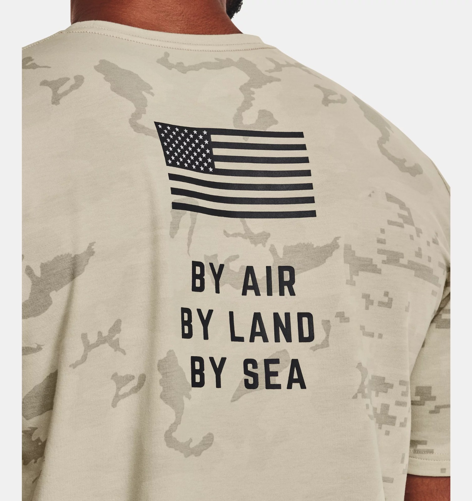 Playera Under Armour Project Rock Veterans Day Show