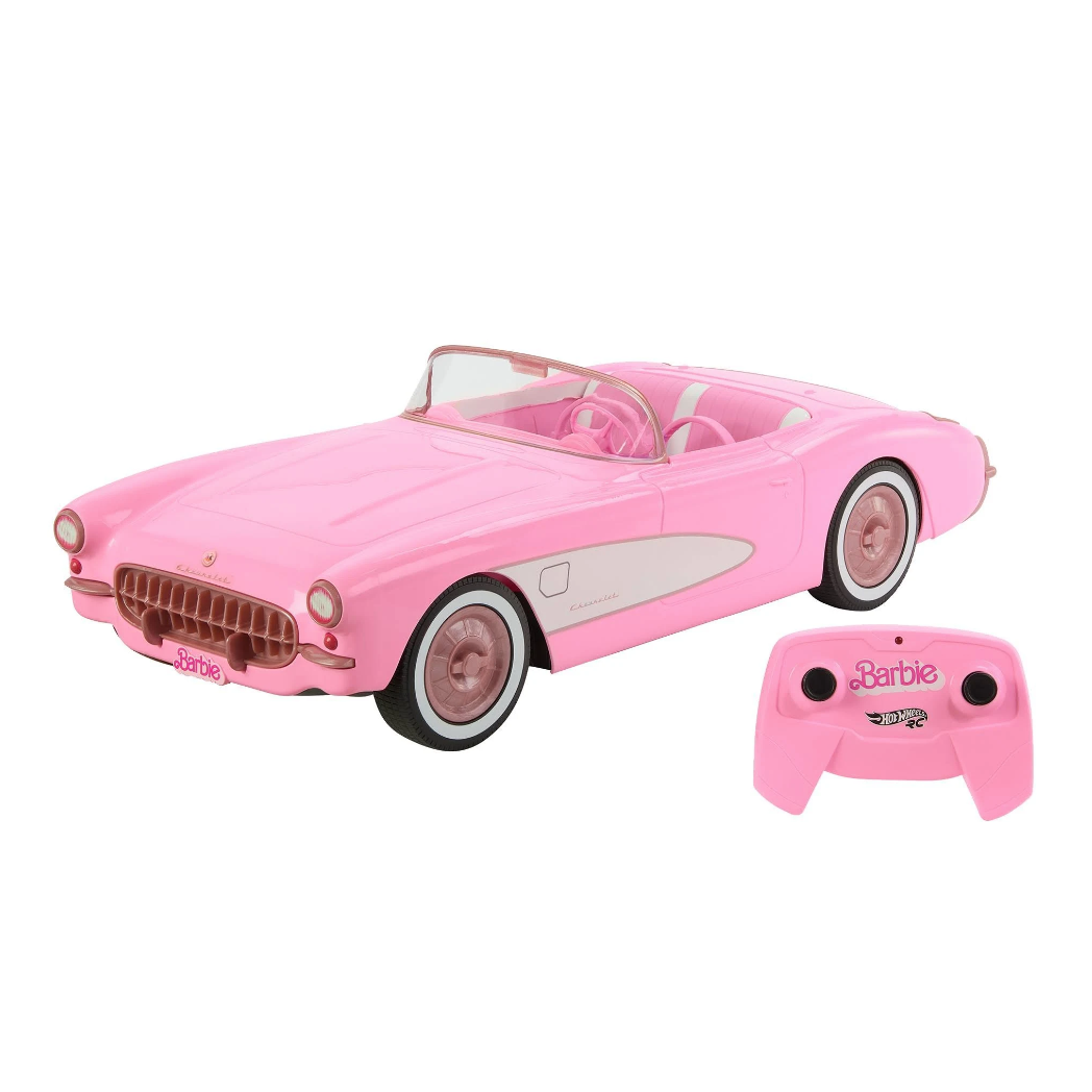 Hot Wheels RC Barbie The Movie Barbie Corvette