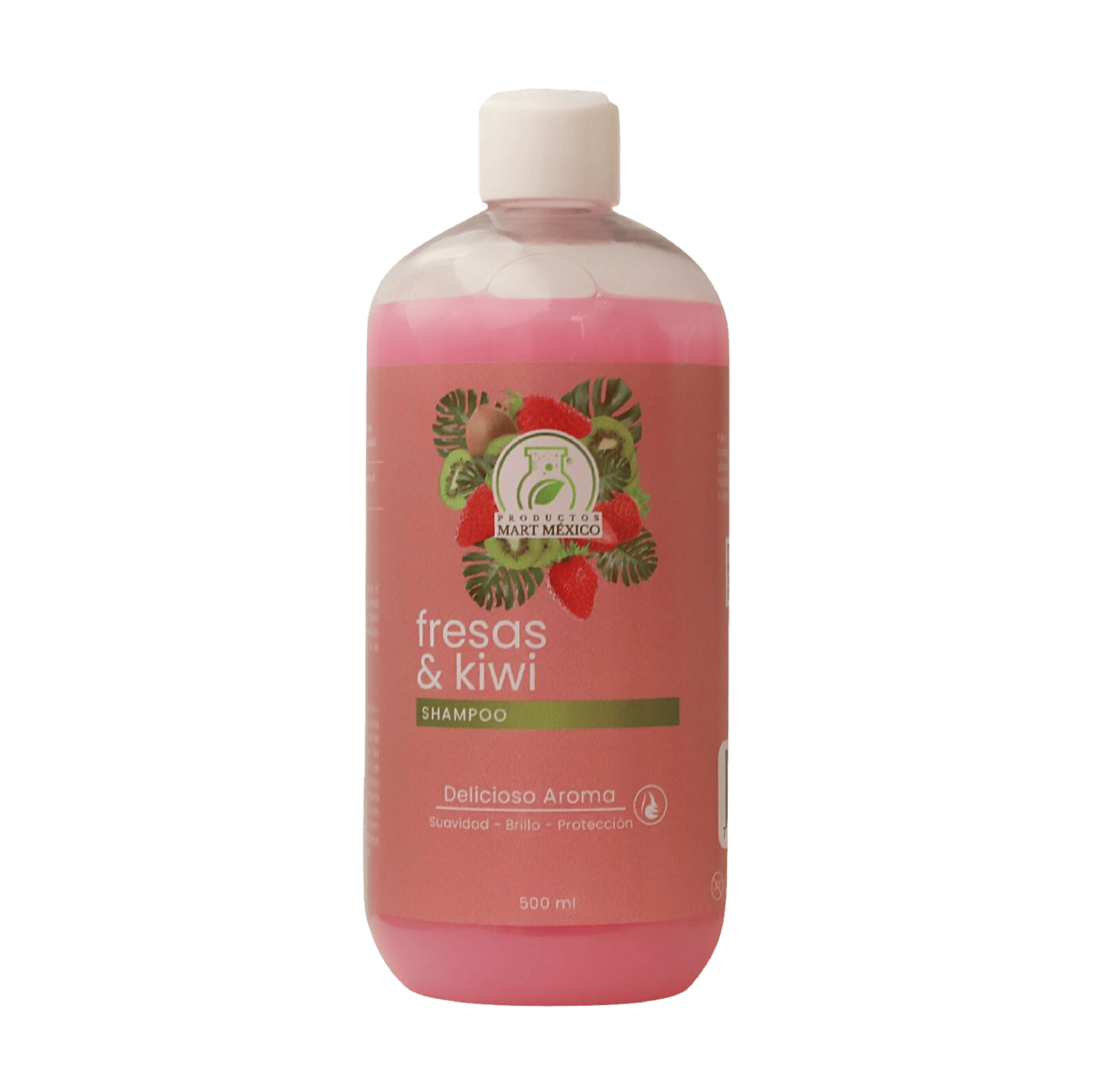 Shampoo Capilar Fresas Con kiwi Brillo Intenso 500ml