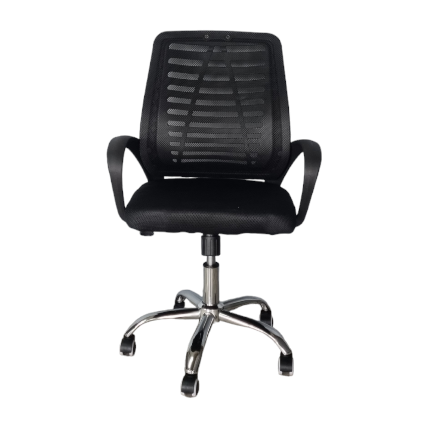 Silla Para Oficina Operativa Con Respaldo Reforzado Negro