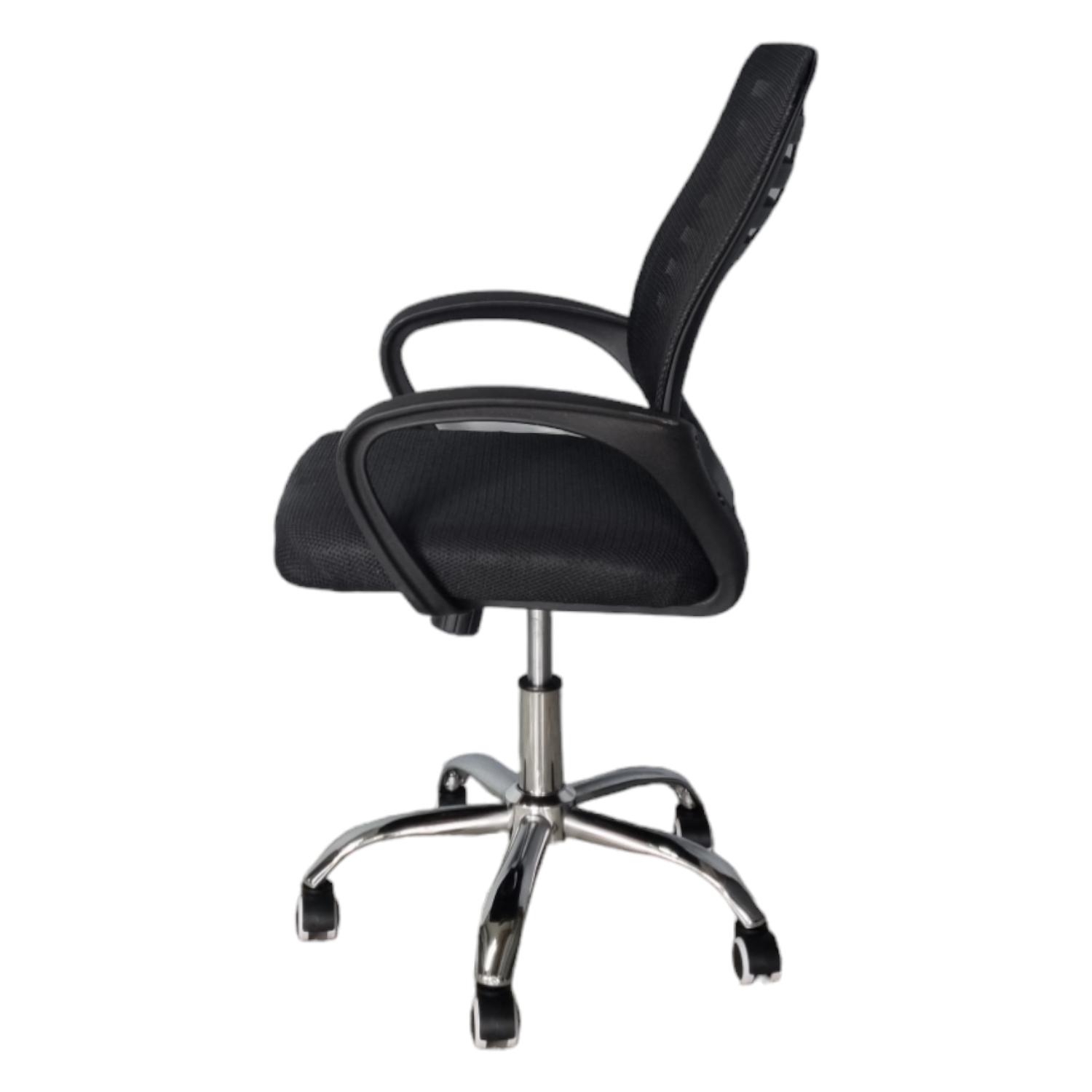 Silla Para Oficina Operativa Con Respaldo Reforzado Negro