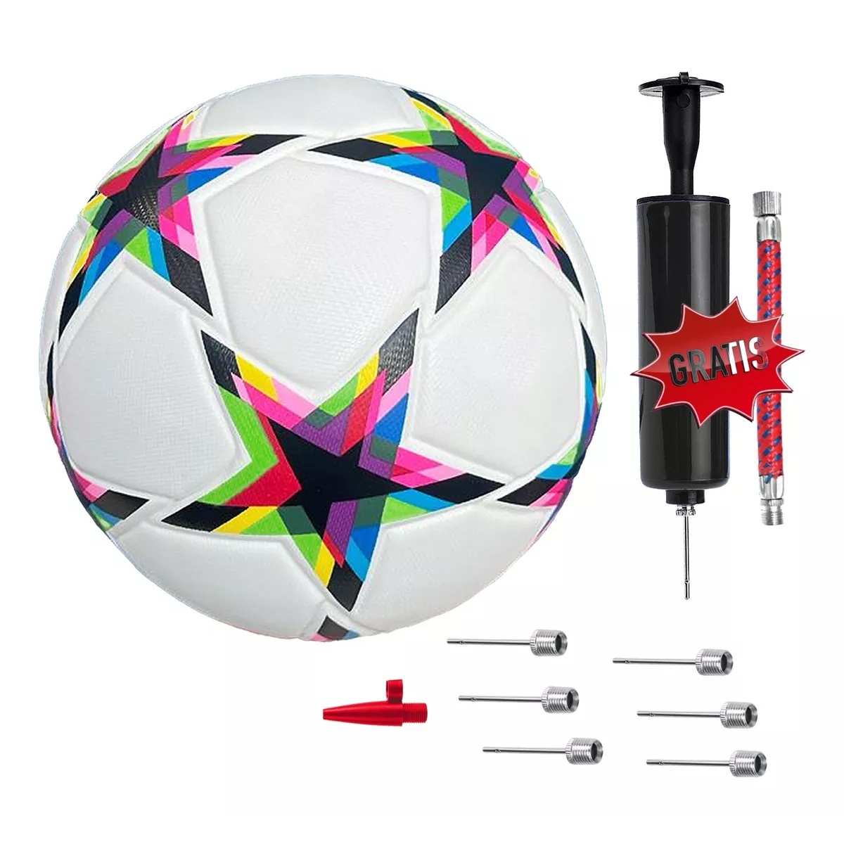 Balón Futbol Soccer No. 4 Champions Estrellas Hibrido Bomba