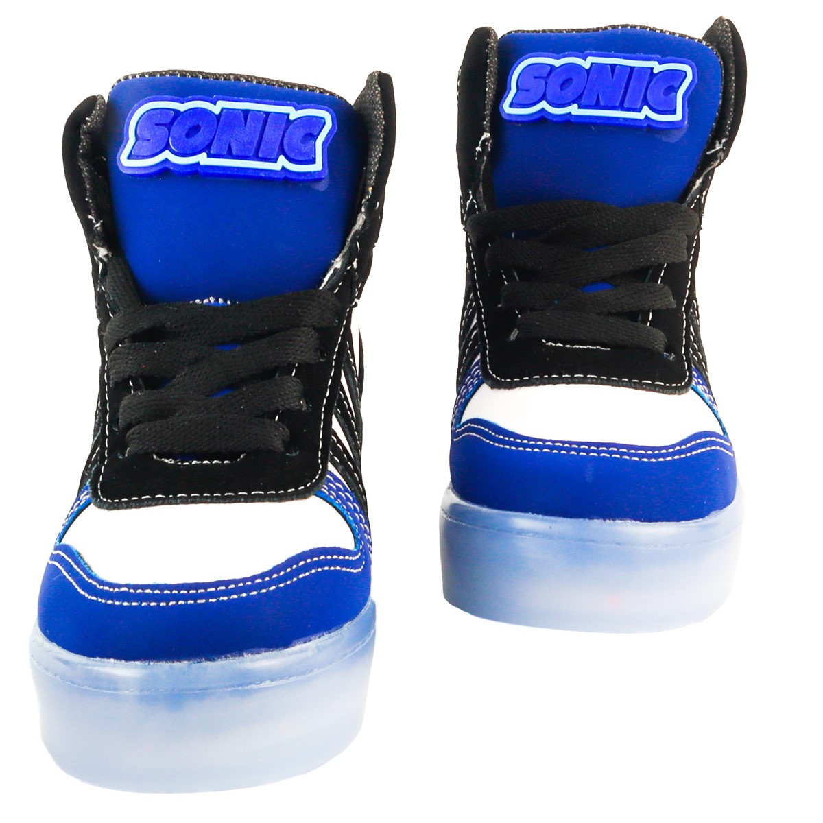 Tenis Niño Bota Sonic Luces Led Botin The Hedgehog Azul 185 (12.0 - 21.5).