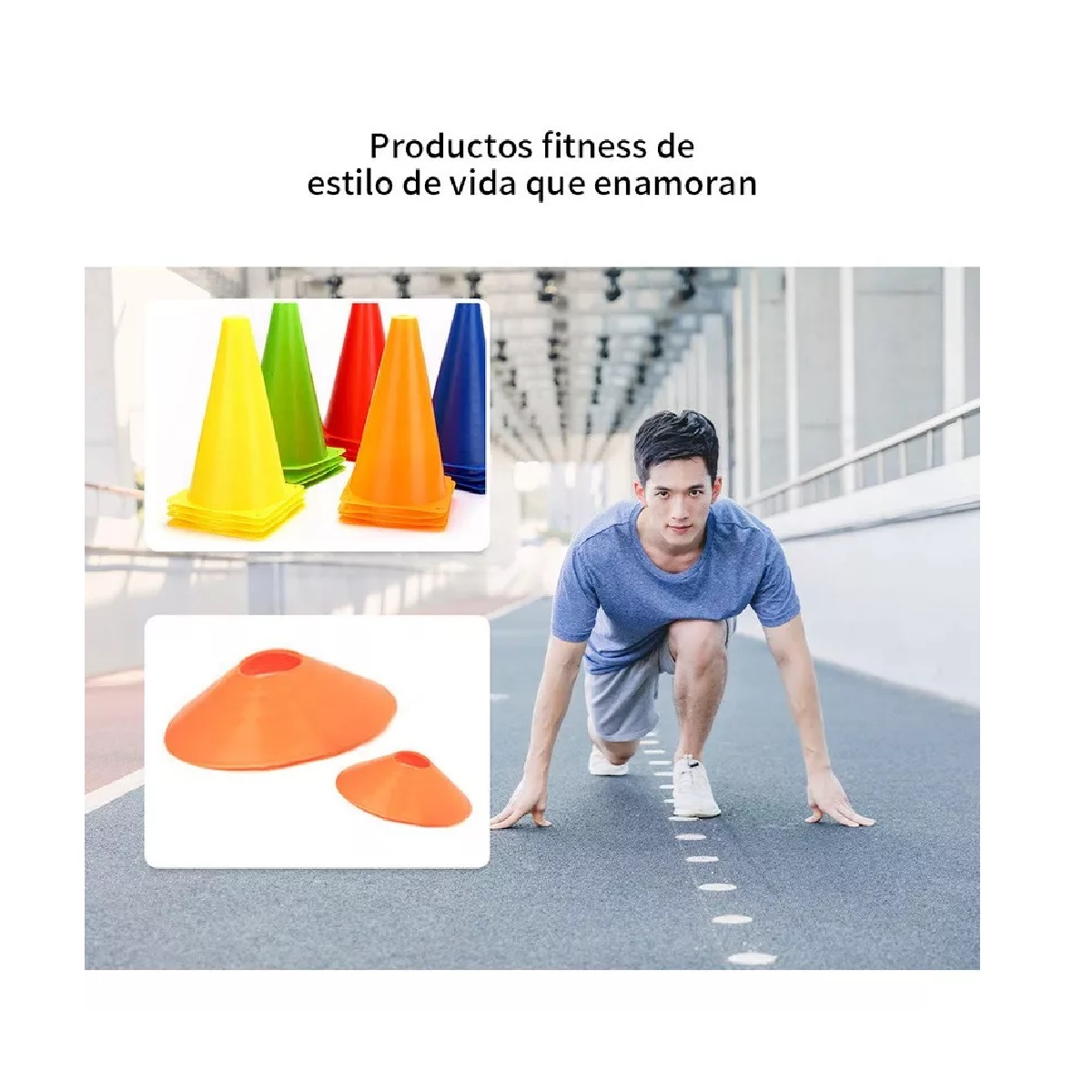 Entrenamiento De Fútbol 12 Tableros + 12 Conos + 1 Escalera