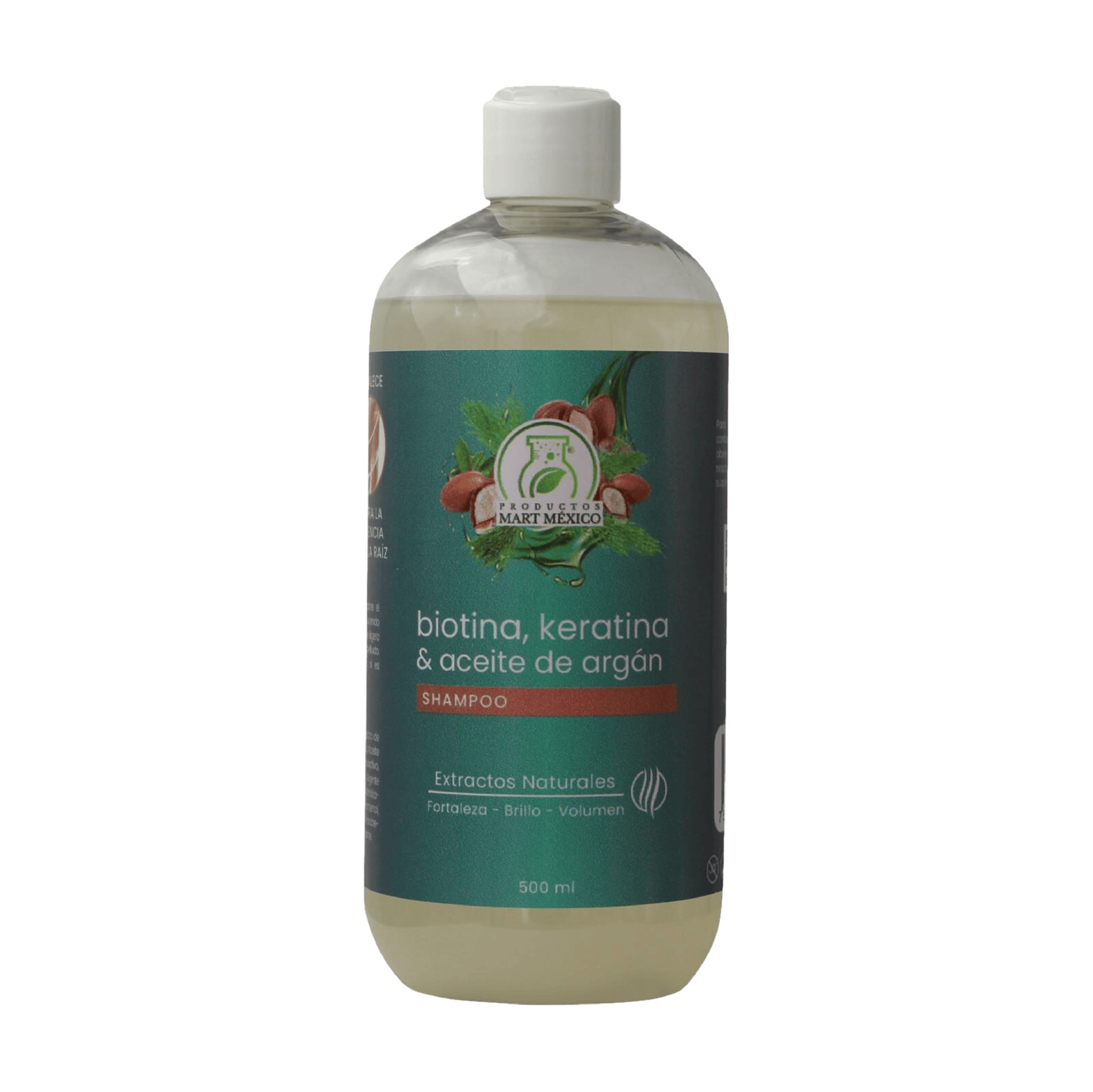 Shampoo Capilar De Biotina, Aceite de Argán & keratina Shot De Vitaminas 500ml