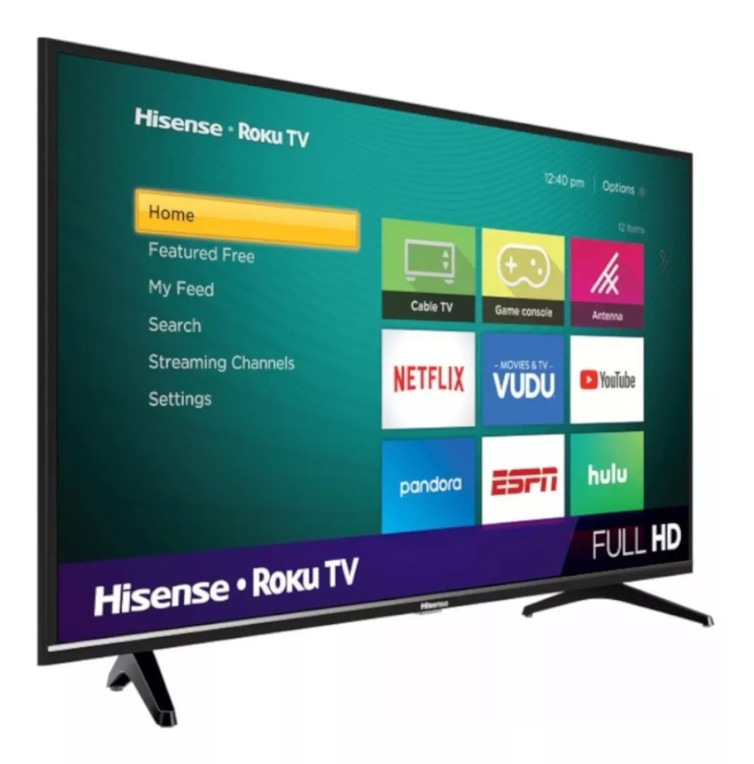 Pantalla Smart Tv Hisense 40 Pulgadas Led Con Roku Y Netflix