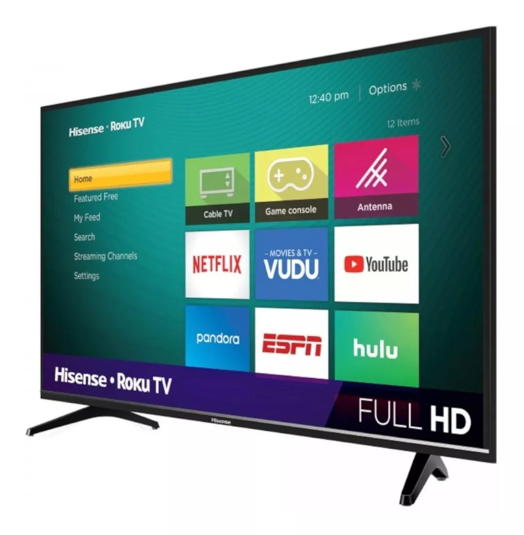 Pantalla Smart Tv Hisense 40 Pulgadas Full Hd Roku 40h4030