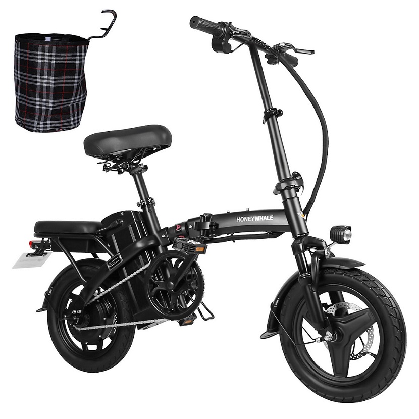 Bicicleta Eléctrica Plegable Honey Whale S6-S Negro