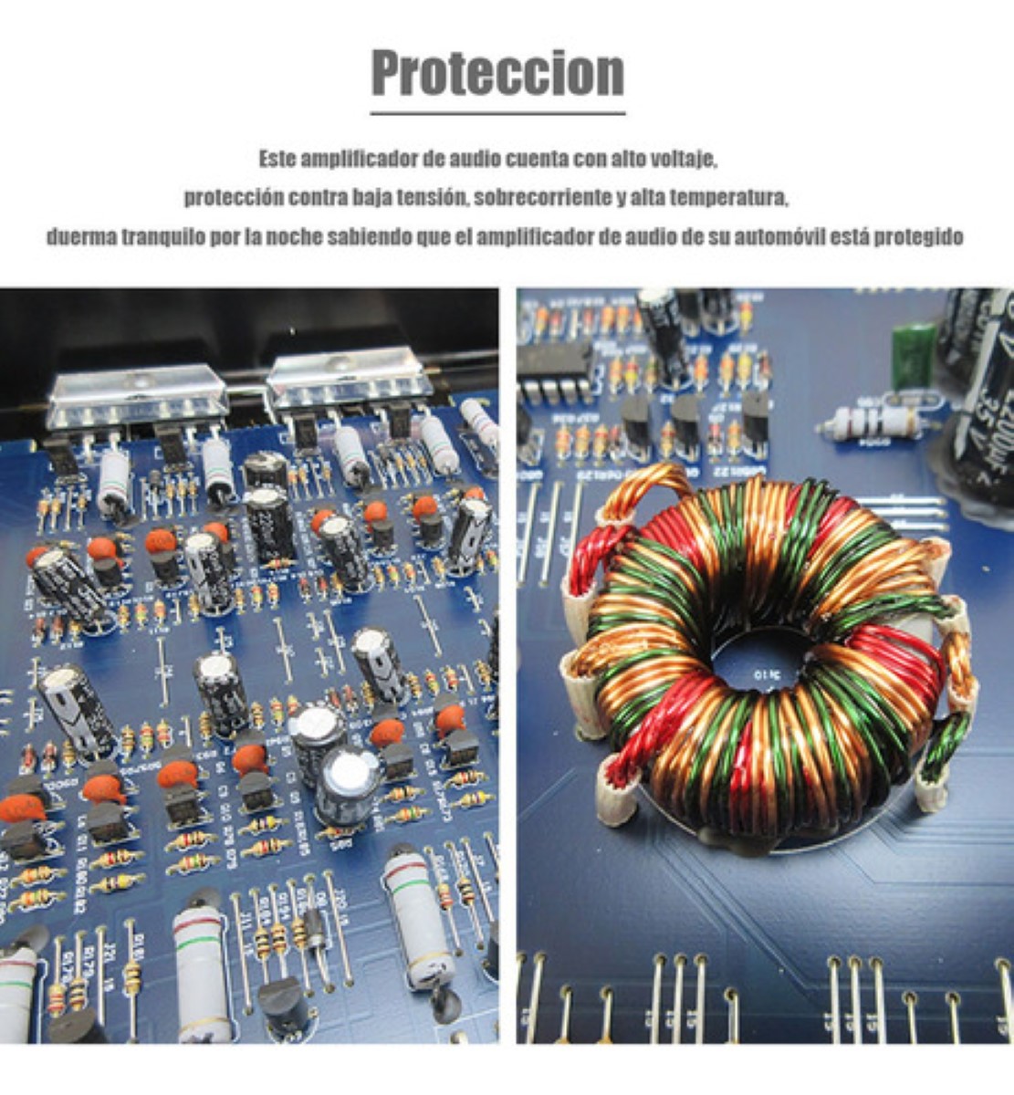 Amplificador Audio 4 Canales Clase Ab Para Auto Carros 6800w