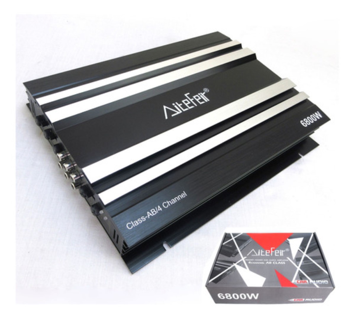 Amplificador Audio 4 Canales Clase Ab Para Auto Carros 6800w