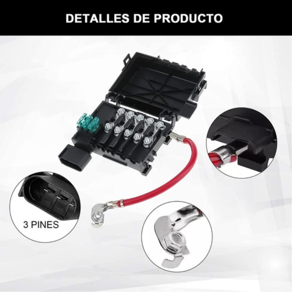 Caja De Fusibles De Batería Para Vw Jetta, Portafusibles Bee