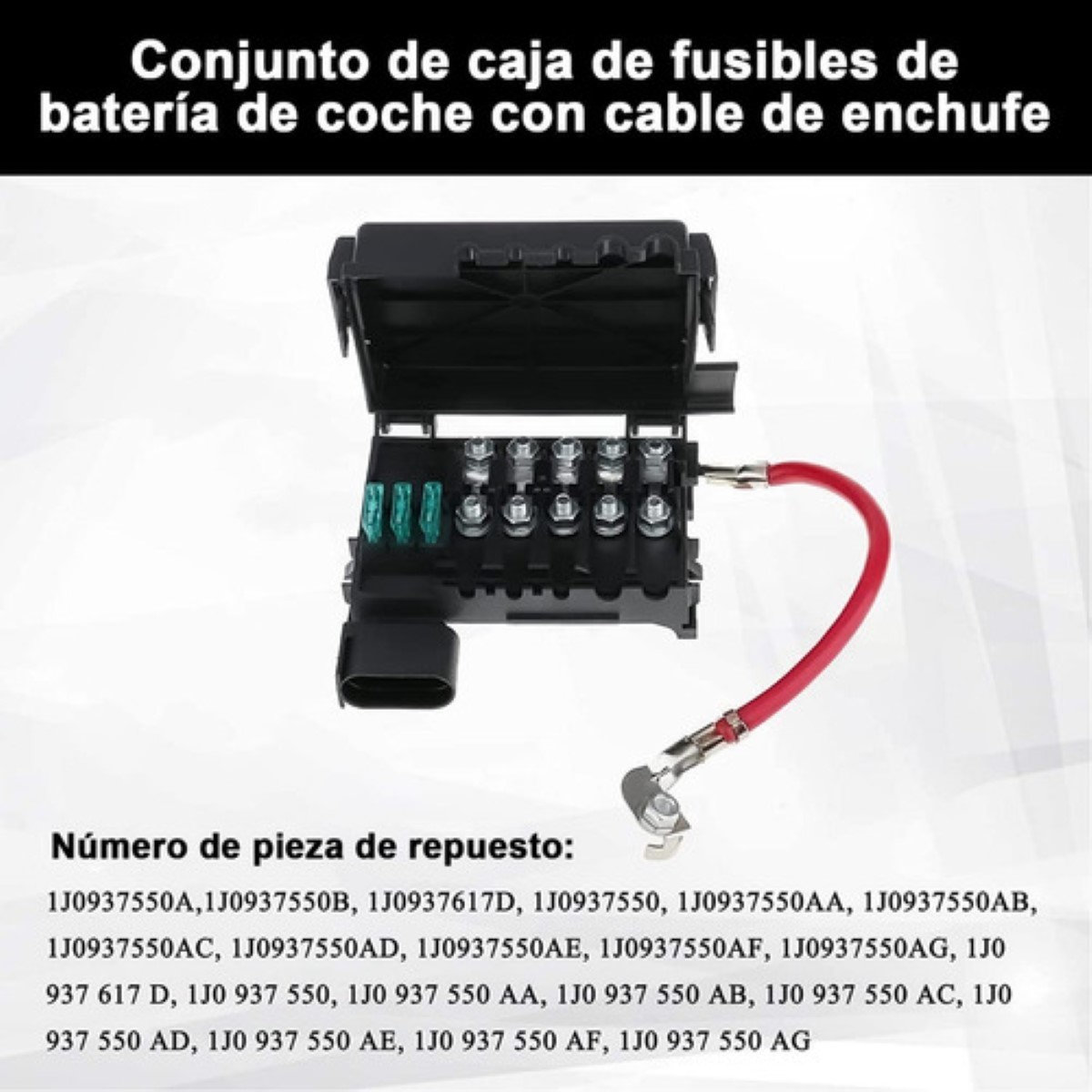 Caja De Fusibles De Batería Para Vw Jetta, Portafusibles Bee