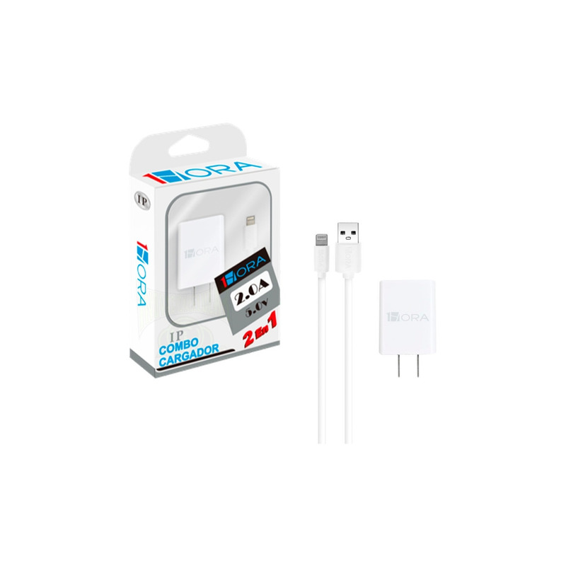 Combo cargador y cable de 1M 1Hora Tipo C 10W, Carga Rápida USB 2.0A Para