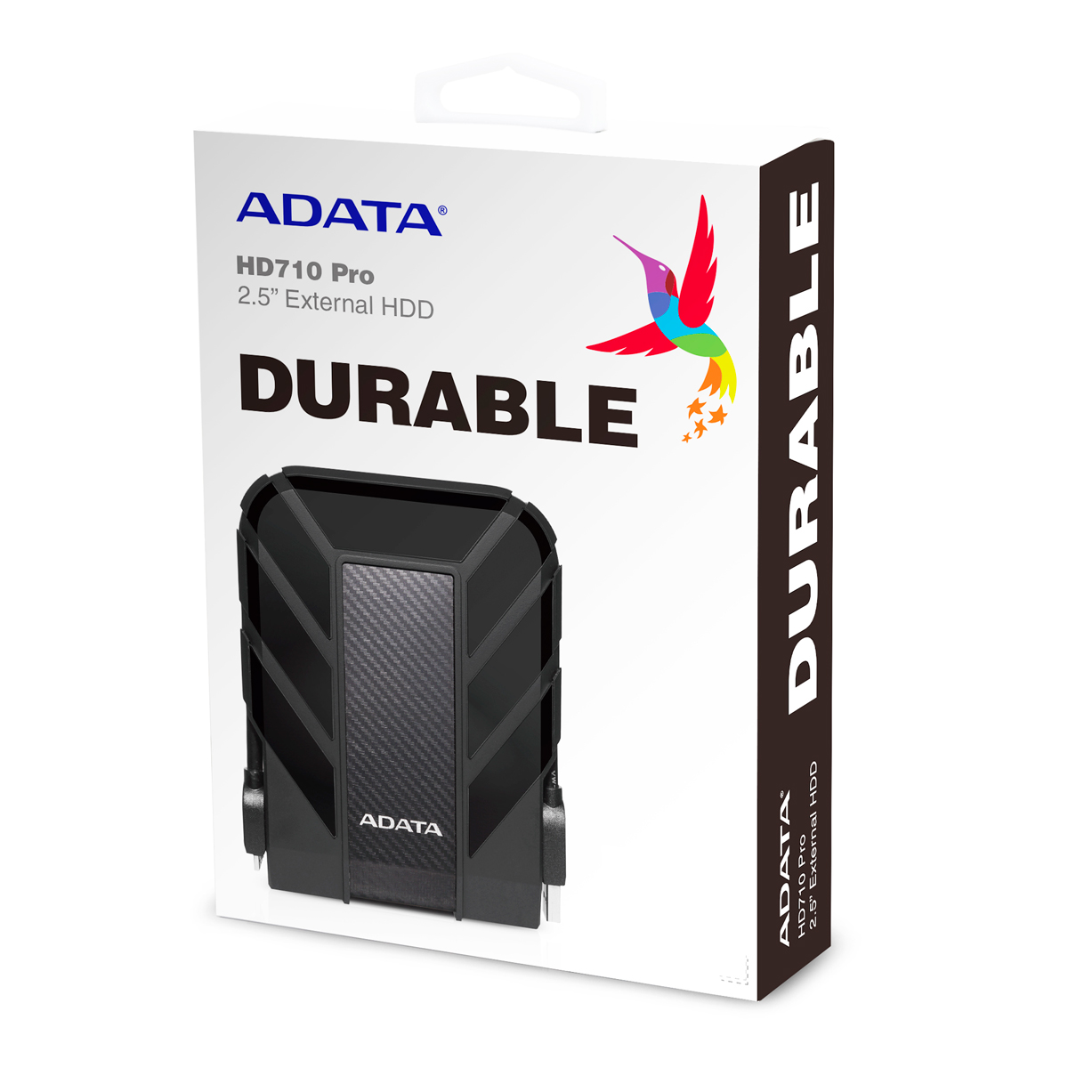 Disco Duro Externo Adata HD710 Pro 2.5'', 2TB, USB 3.0, Negro, A Prueba de Agua y Golpes - para Mac/PC