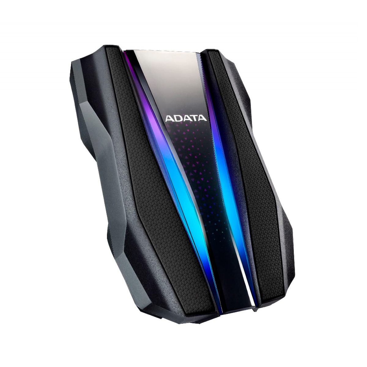 Disco Duro Externo Adata HD770G RGB 2.5", 2TB, USB, Negro, A Prueba de Agua, Polvo y Golpes
