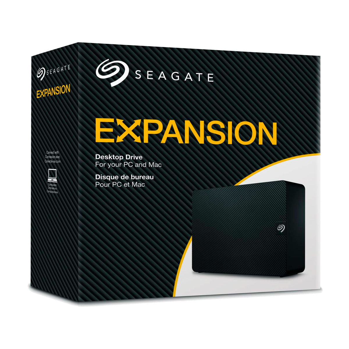 Disco Duro Externo Seagate Expansion 3.5'', 8TB, USB 3.0, Negro - para Mac/PC