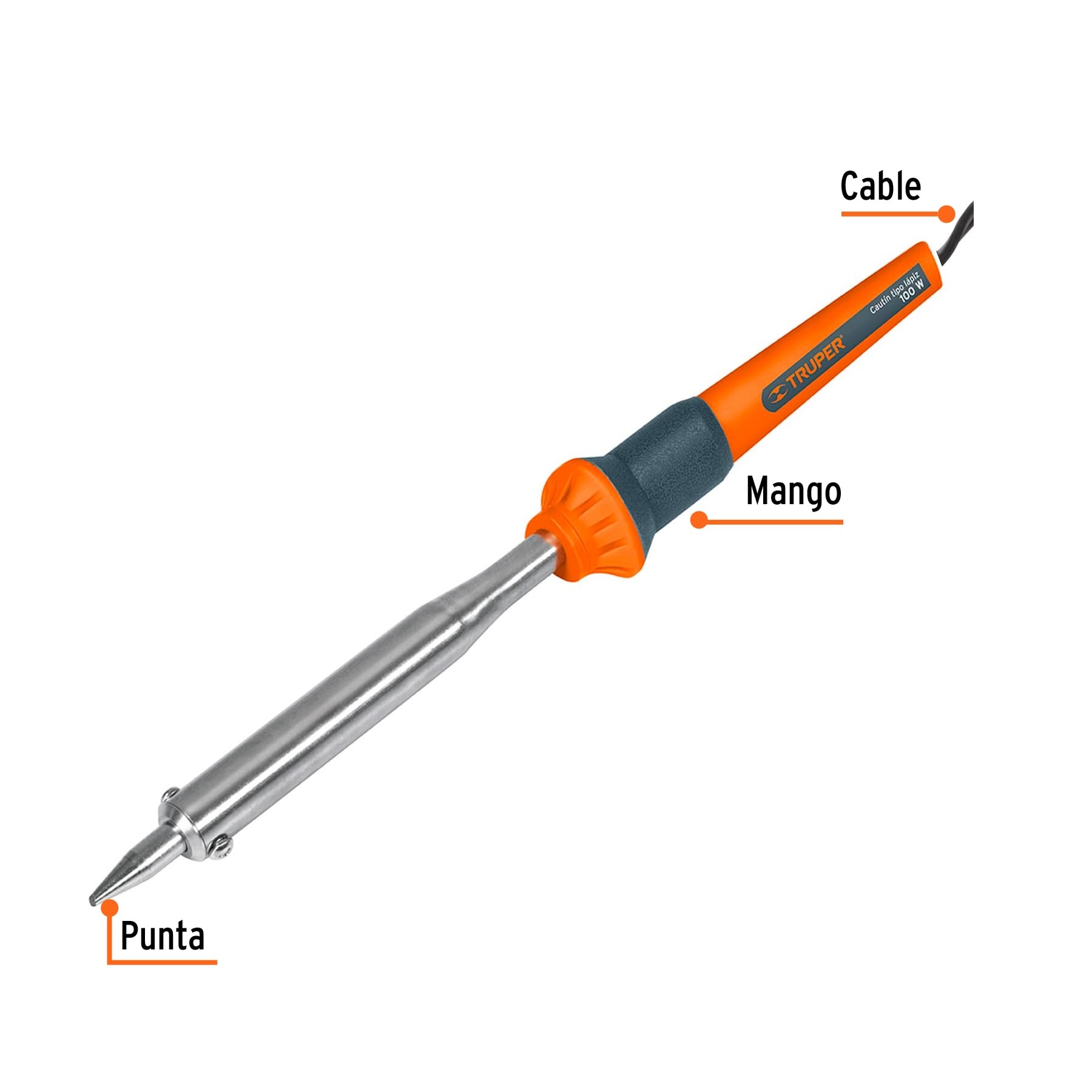 CAUTÍN 100 W TIPO LÁPIZ PARA TRABAJO PESADO, TRUPER 14623