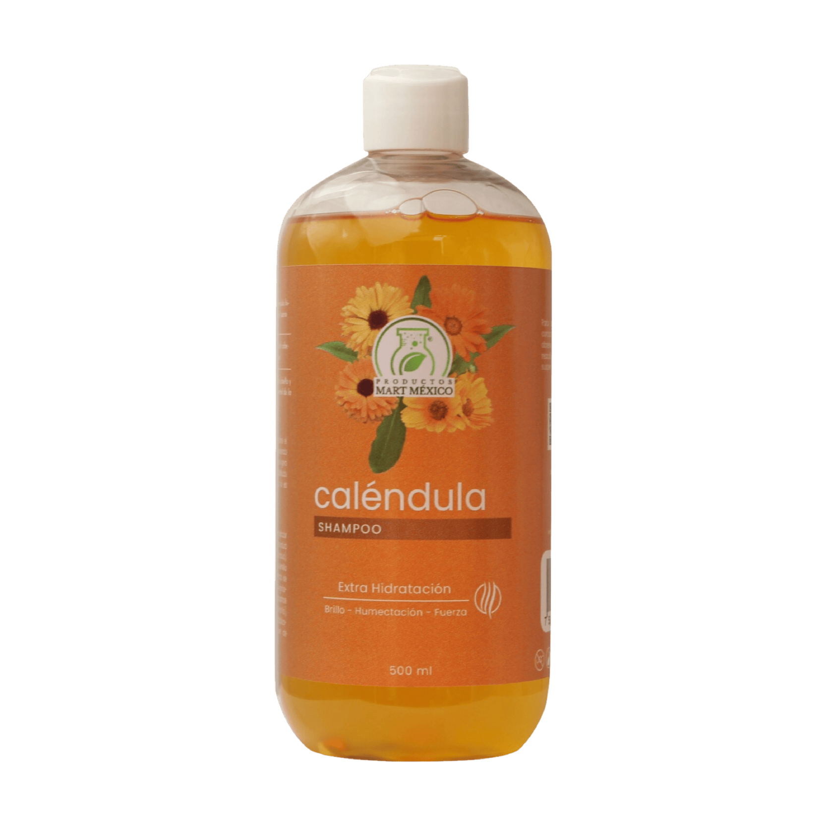 Shampoo Capilar De Caléndula Para Cabello Saludable 500ml