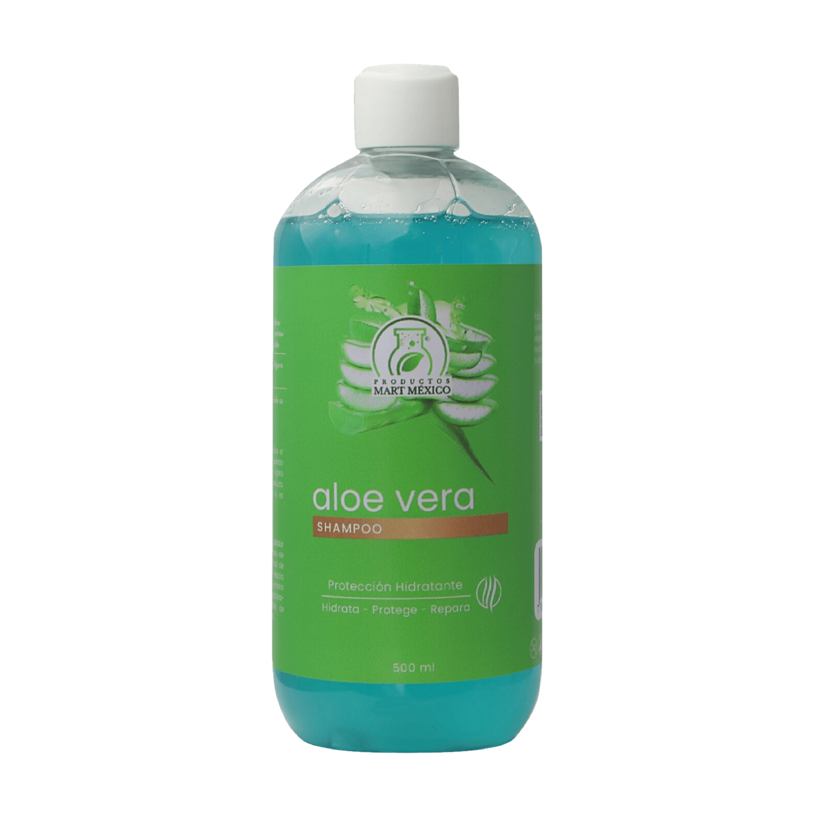 Shampoo Capilar De Aloe Vera Hidratación Profunda 500ml