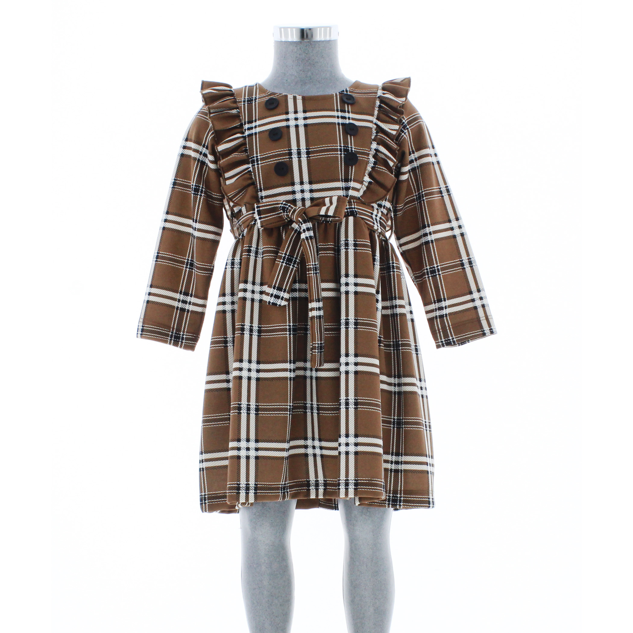 Vestido para Niña Color Cafe 3637 1 a 8 años...