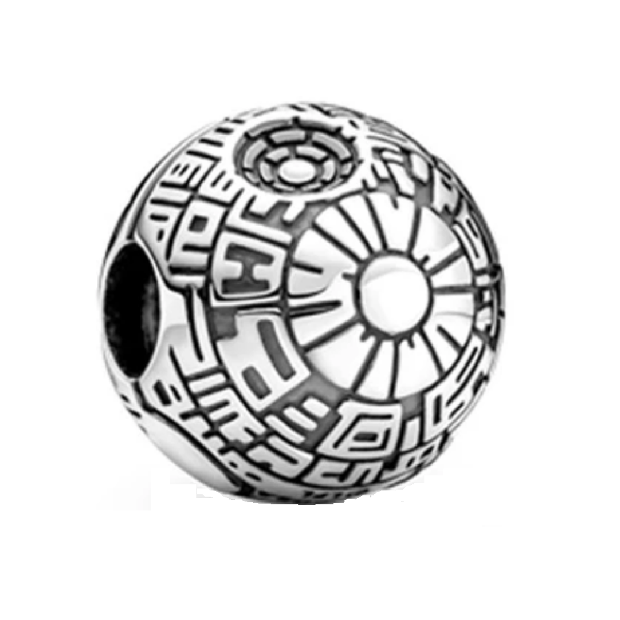 Collar Dije Estrella De La Muerte Star Wars De Acero Alta Calidad