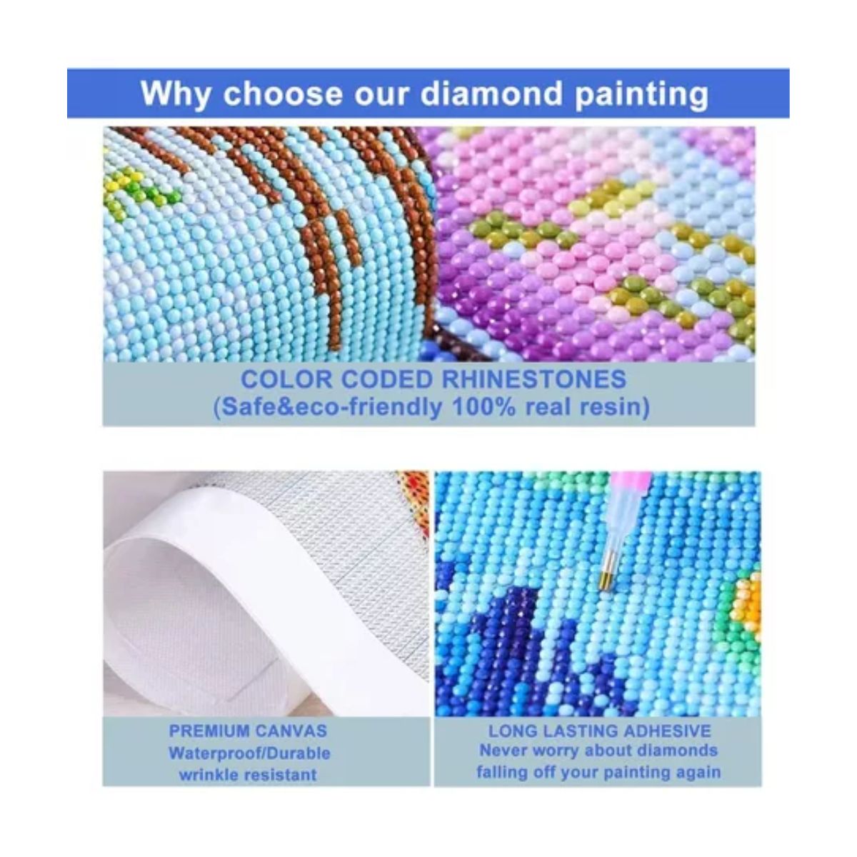 Cuadros Decorativos Marco colgante de pintura de diamante DIY