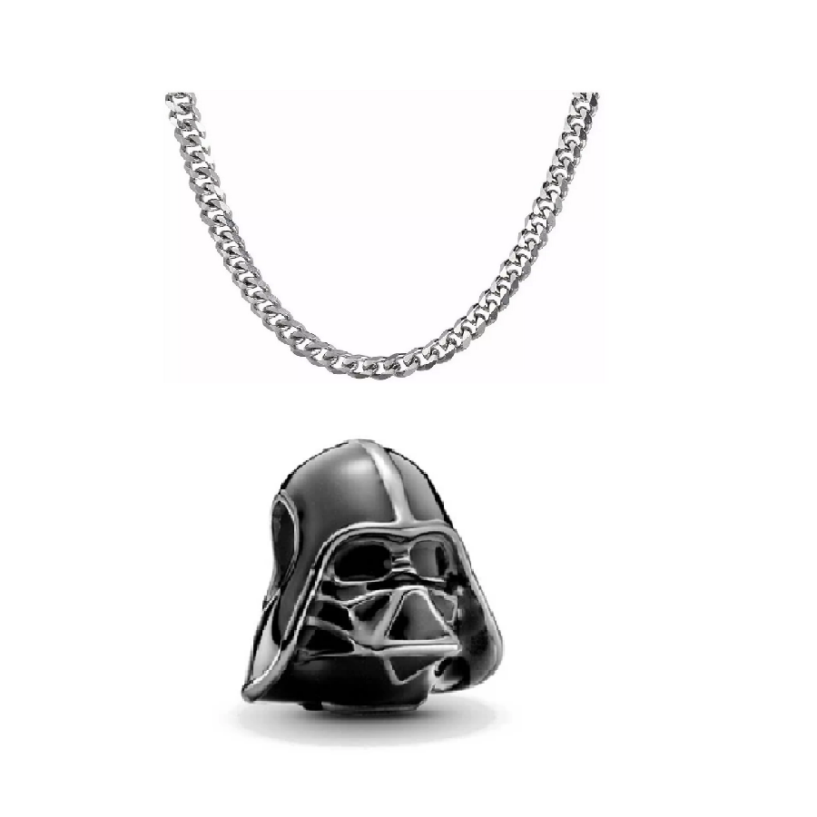 Collar Dije Darth Vader Star Wars De Acero Alta Calidad